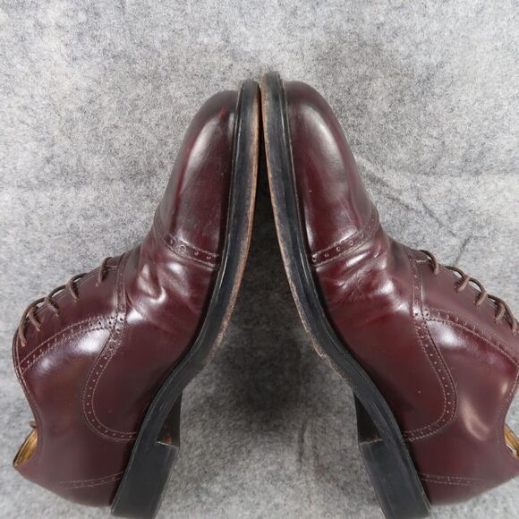 Rockport Shoes Men 8.5 Oxford Cap Toe Leather Dress Formal Classic Comfort Brown - Picture 10 of 16